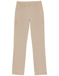 (51142AZ) Girls Ponte Knit Tapered Leg Pant