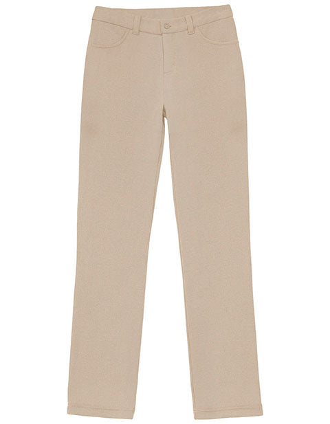 (51142AZ) Girls Ponte Knit Tapered Leg Pant