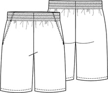 Load image into Gallery viewer, (52132) Youth Navy Pull-On Shorts (Size 4-16)