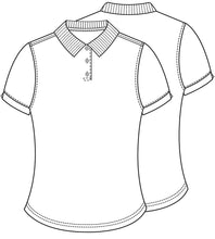 Load image into Gallery viewer, (CR864X) Junior Girls Fit Moisture Wicking Polo - Sacred Heart
