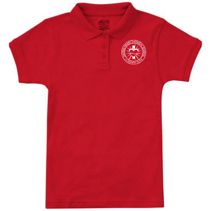 (CR858Y) Girls Fitted Interlock Polo - Sacred Heart