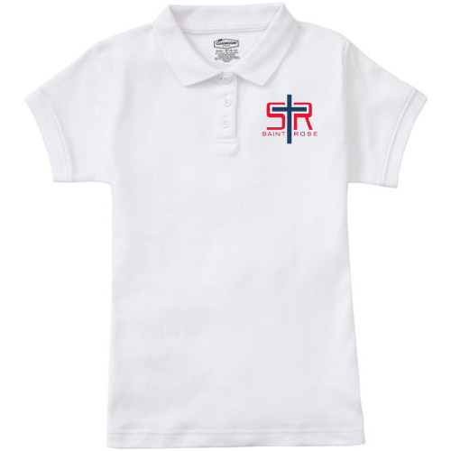 (CR858Y) Girls Fitted Interlock Polo - St Rose