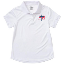 Load image into Gallery viewer, (CR864X) Junior Girls Fit Moisture Wicking Polo - St Rose
