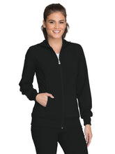 Load image into Gallery viewer, (2391) Infinity Zip Front Jacket In Black - Average Sizes XXS-XL