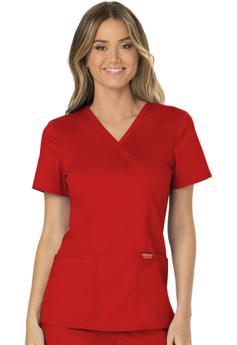 (WW610) Revolution Mock Wrap Top