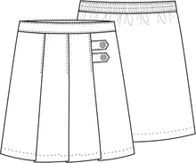 Load image into Gallery viewer, (55120) Preschool Girls Stretch Pleated Tab Scooter (Size 2T-4T)