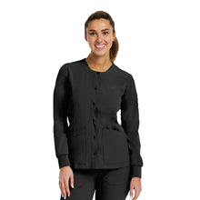 Load image into Gallery viewer, (7510) Round Neck Snap Jacket
