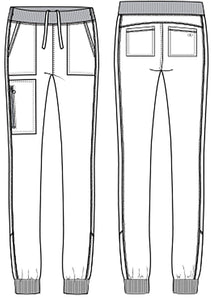 (CKA190) Allura Pull-on Jogger Pant