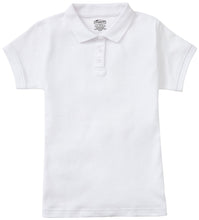Load image into Gallery viewer, (CR858Y) Girls Fitted Interlock Polo